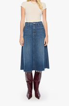 Load image into Gallery viewer, Mother Circle Midi Fray Skirt
