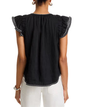 Load image into Gallery viewer, Rails Sable Flutter Sleeve Top
