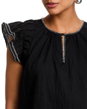 Load image into Gallery viewer, Rails Sable Flutter Sleeve Top
