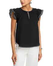 Load image into Gallery viewer, Rails Sable Flutter Sleeve Top
