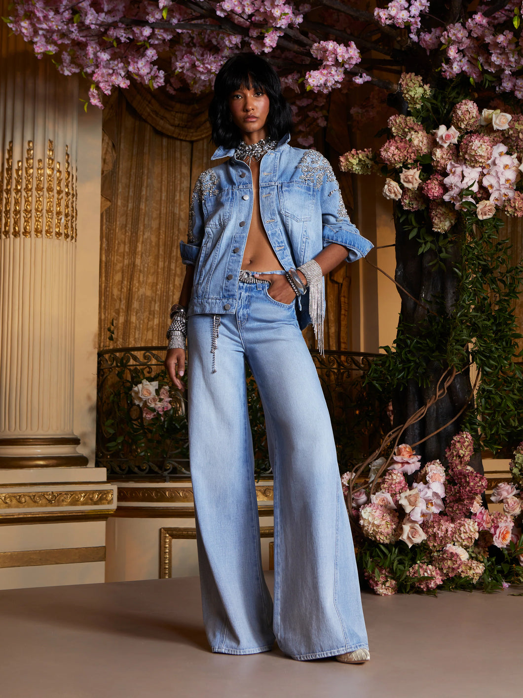 L'AGENCE Beau High Rise T-Seam Wide Leg