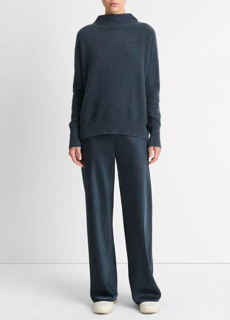 Vince Plush Cashmere Funnel Neck Sweater