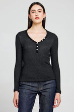 Load image into Gallery viewer, Goldie Honeycomb Henley
