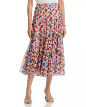 Load image into Gallery viewer, Cinq à Sept Wildflower Bunch Harper Skirt
