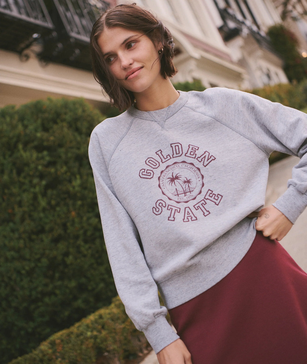 Marine Layer Cloud 9 Fleece Reversible Crewneck Sweatshirt