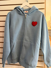 Load image into Gallery viewer, Heart and Stitch Zip Hoodie
