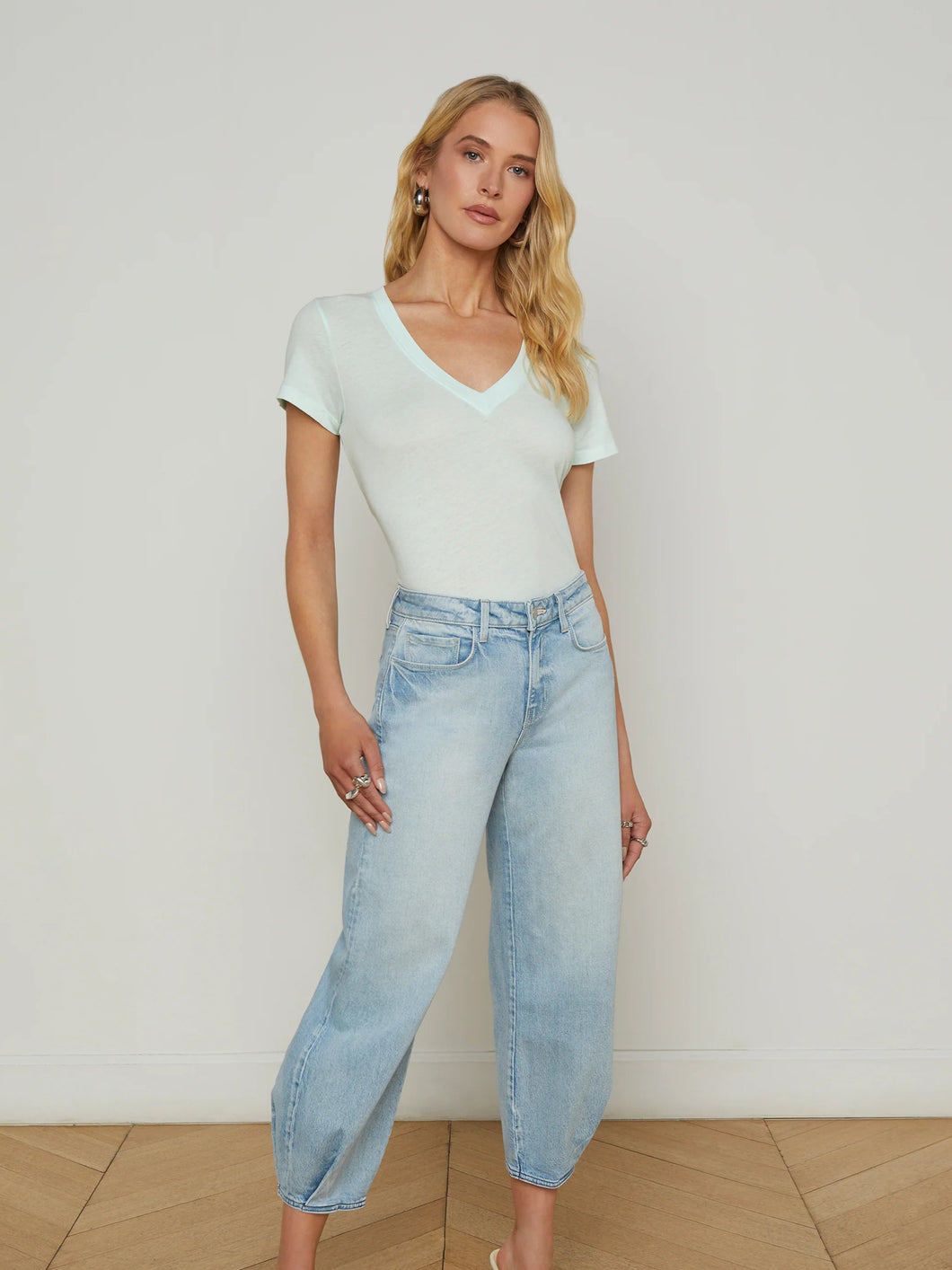 L'AGENCE Krista H/R Tapered Leg Jean