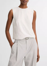 Load image into Gallery viewer, Vince Linen Crew Neck Shell
