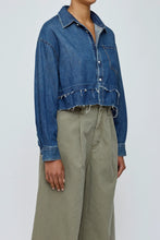 Load image into Gallery viewer, MOUSSY Leipsic Tiered Cropped Shirt
