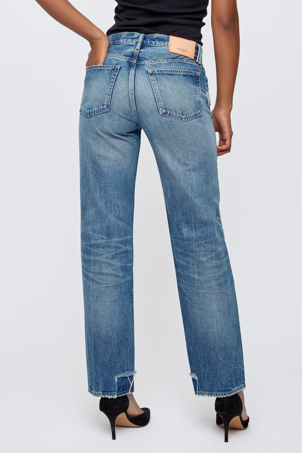 MOUSSY Maytown Low-rise Straight