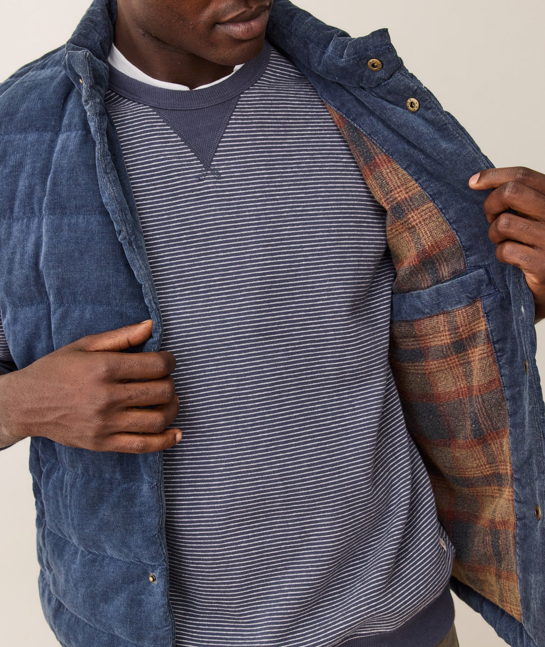 Marine Layer Palisades Cord Puffer Vest