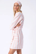 Load image into Gallery viewer, PJ Salvage Stripe Cotton Robe
