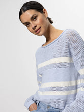 Load image into Gallery viewer, Sanctuary Sporty Stripe Open Knit Sweater

