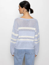 Load image into Gallery viewer, Sanctuary Sporty Stripe Open Knit Sweater
