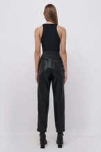 Load image into Gallery viewer, SIMKHAI Tessa Vegan Leather Tie Waist Pant
