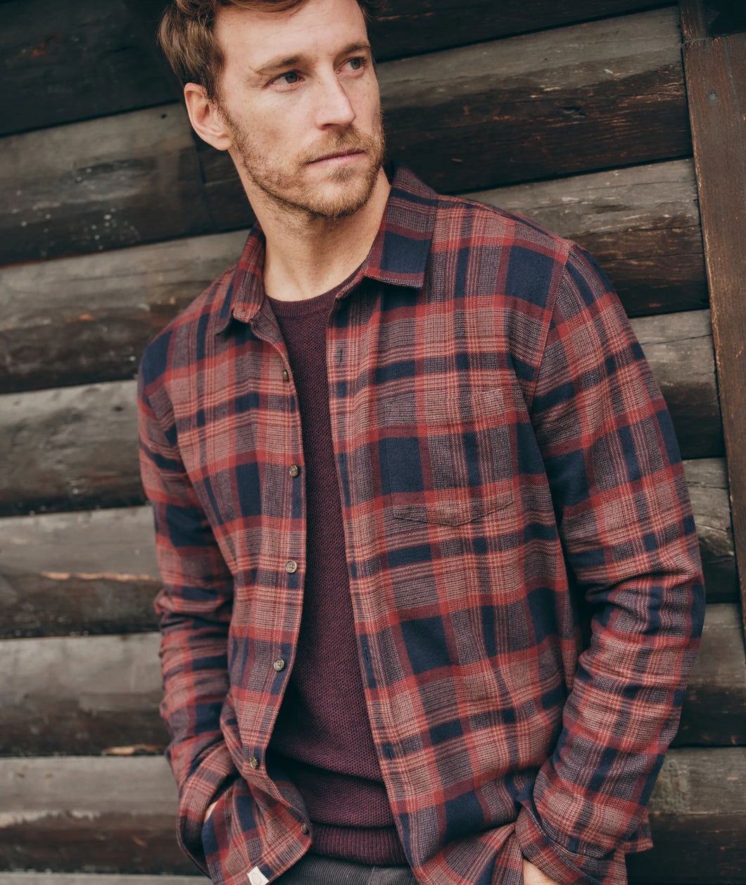 Marine Layer Tahoe Flannel Shirt