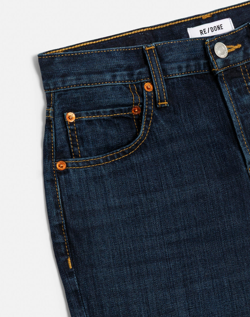 RE/DONE Twisted Mid Rise Bootcut