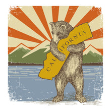 Load image into Gallery viewer, SF Mercantile California Mountain Bear Zip Hoodie
